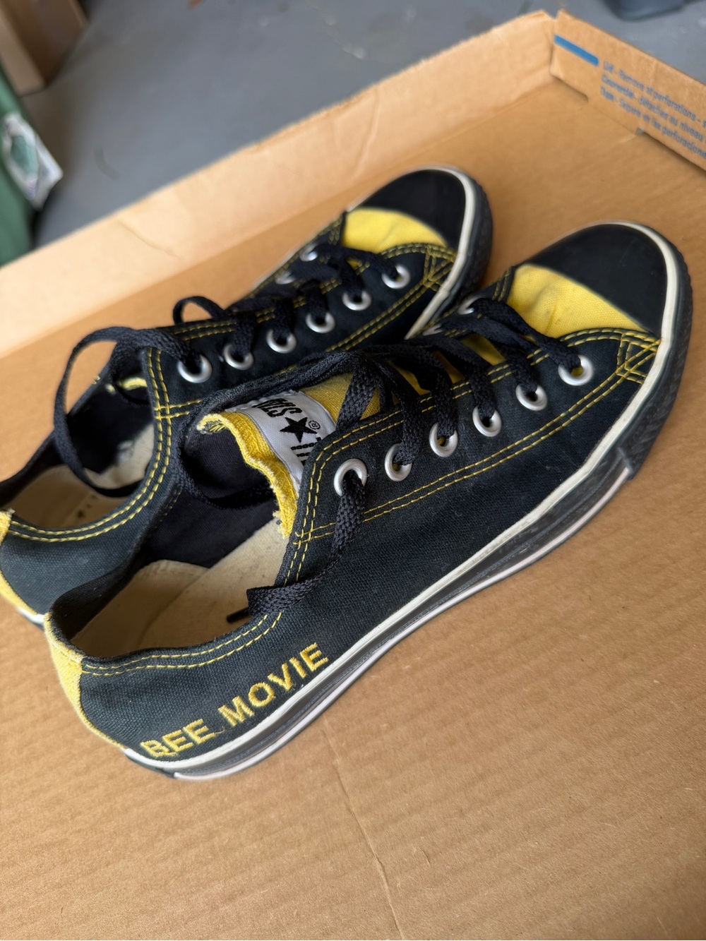 Rare HTF Limited Edition Converse Chuck Taylor’s made for the “Bee Movie”
